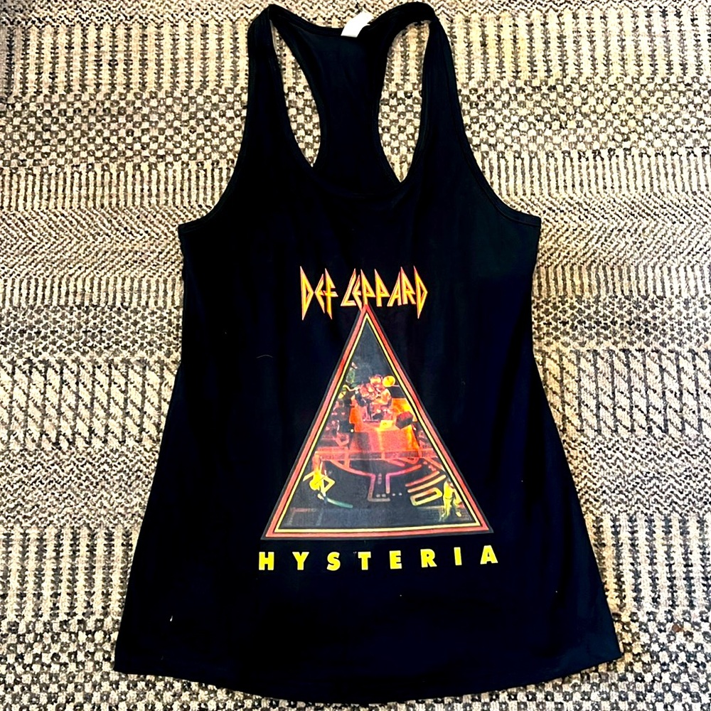 Def Leppard Hysteria racer back tank top